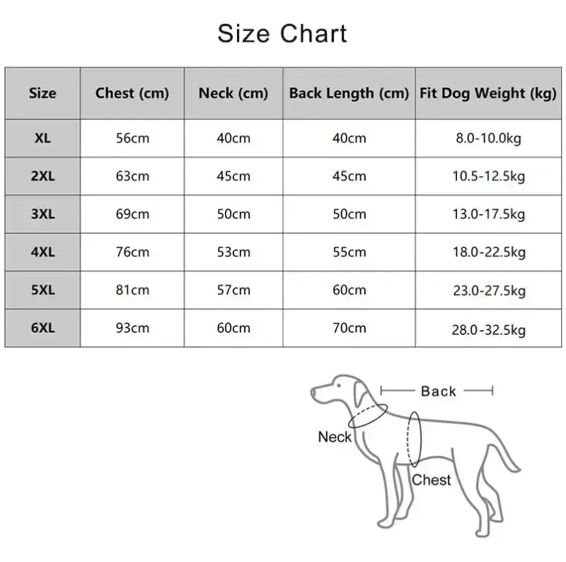 Winter Dog Jacket  Waterproof & Windproof