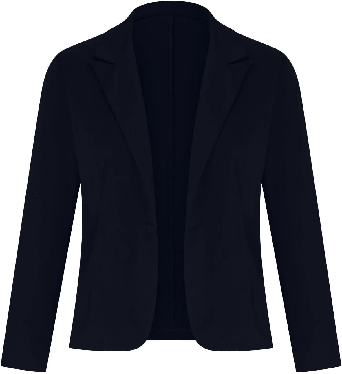 Women's 2024 Fall Business Casual Blazers Open Front Trendy Work Office Blazer Jacket Long Sleeve Solid Color Outwear