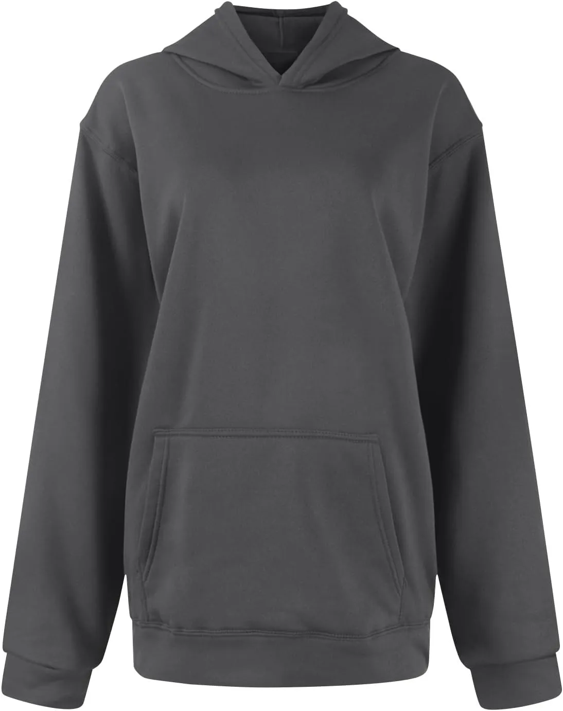 Womens Oversized Sweatshirts 2024 Fashion Fleece Hoodies Pullover Long Sleeve Hooded Sweatshirt Fall Winter Outfits
