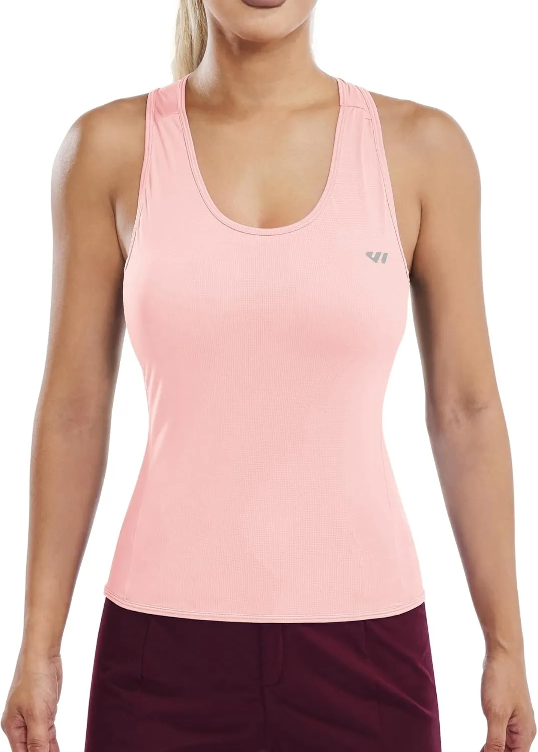 Wulibike Sleeveless Cycling Jersey Women Running Vest 2 Pcs Breathable tank top Quick-Dry shirts with Pockets