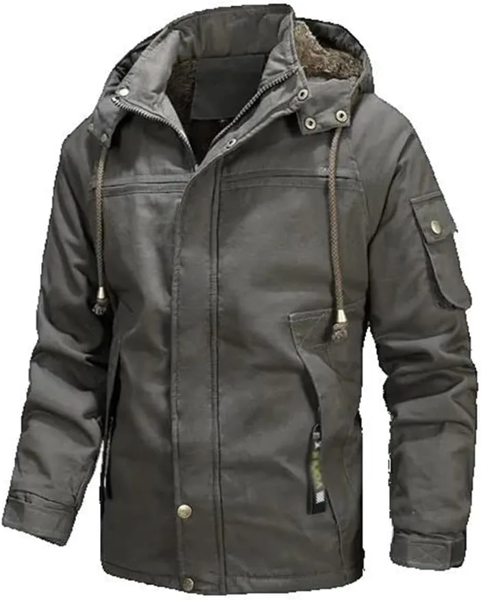 Xingfenly Winter Thicken Hooded Mid-length Cotton Coat Outdoor Windbreaker Padded Warm Jackets Oversized