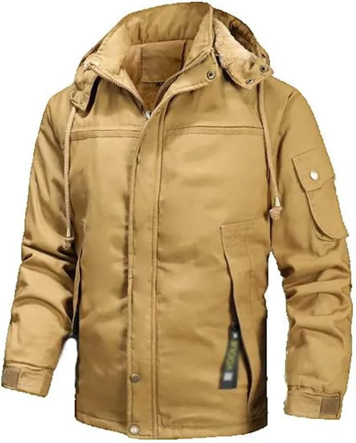 Xingfenly Winter Thicken Hooded Mid-length Cotton Coat Outdoor Windbreaker Padded Warm Jackets Oversized