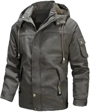 Xingfenly Winter Thicken Hooded Mid-length Cotton Coat Outdoor Windbreaker Padded Warm Jackets Oversized
