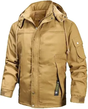 Xingfenly Winter Thicken Hooded Mid-length Cotton Coat Outdoor Windbreaker Padded Warm Jackets Oversized